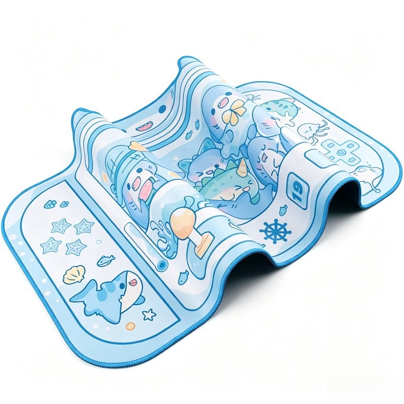 Gaming Accessories For Your Desk - Extra grote cartoon rubberen gaming-muismat Leuke