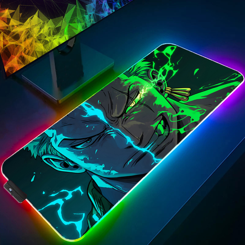 Gaming Office Accessories - EEN STUK Zoro Muismat RGB Gaming