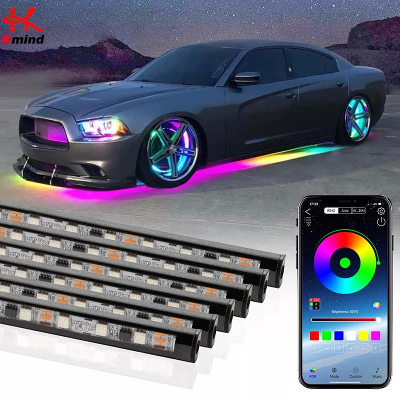 Rgb Hub Sync - Auto Underglow Neon LED-verlichting voor chassisstriplicht