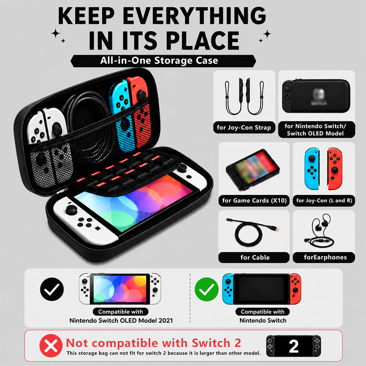 Draagbare draagtas met gaasvak - Gaming Accessories Bag recensie en prijs