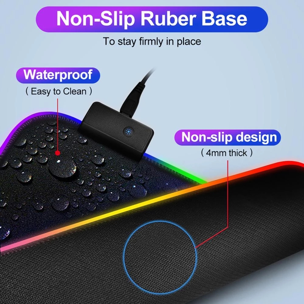 LED-lichtgevende gaming-muisma - Gaming Accessories For Your Desk recensie en prijs