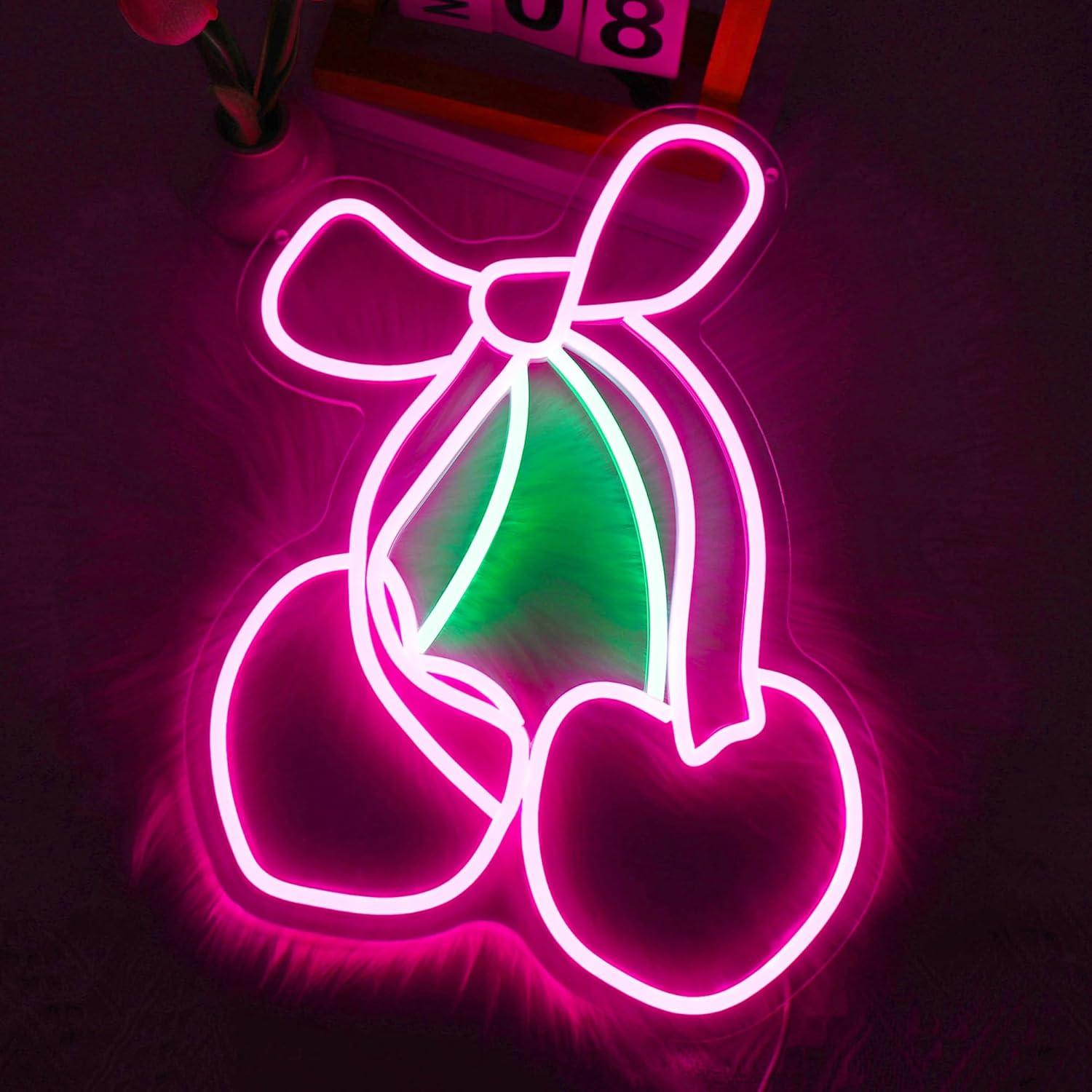 Cherry Bow Neon Sign USB Dimba - Gaming Accessories Shop recensie en prijs