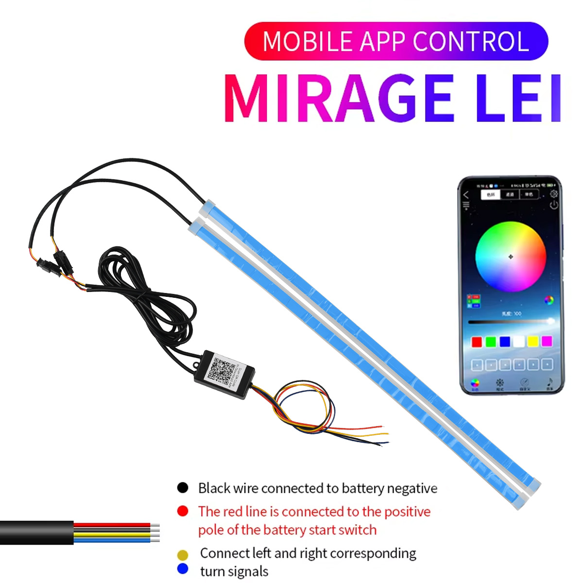 App-gestuurde DRL dagrijverlic - Rgb Hub Sync recensie en prijs