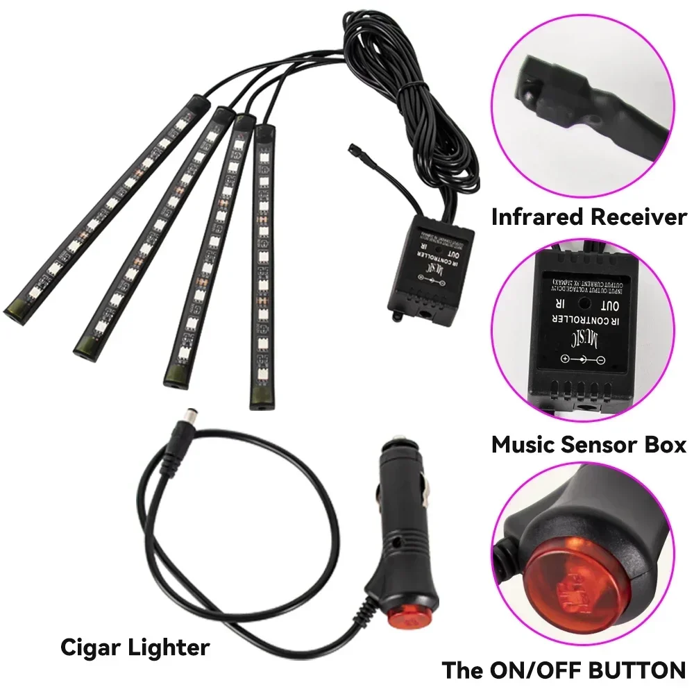 Neon LED RGB Auto Underglow On - Rgb Hub Sync recensie en prijs
