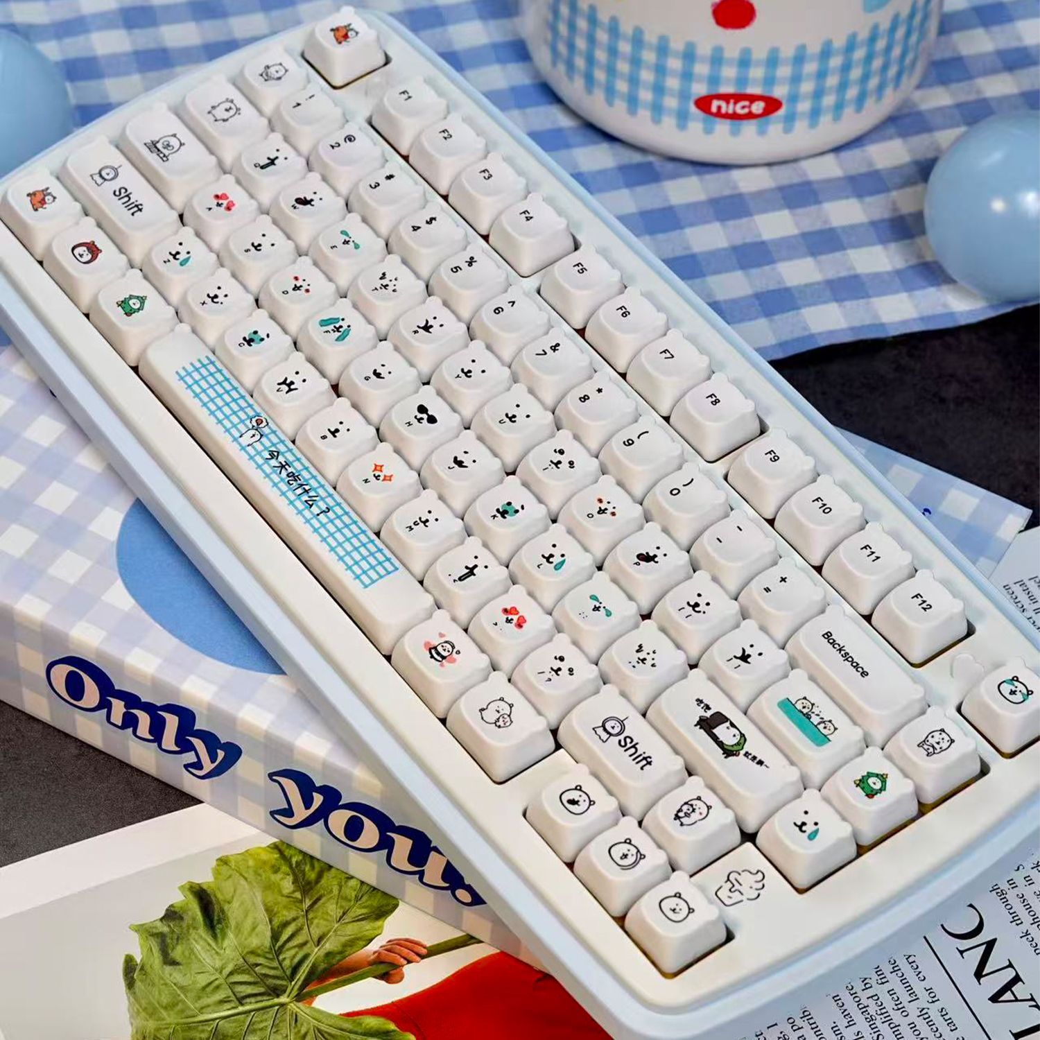 Kawaii Cartoon Joke Beer PBT K - Gaming Accessories Kawaii recensie en prijs