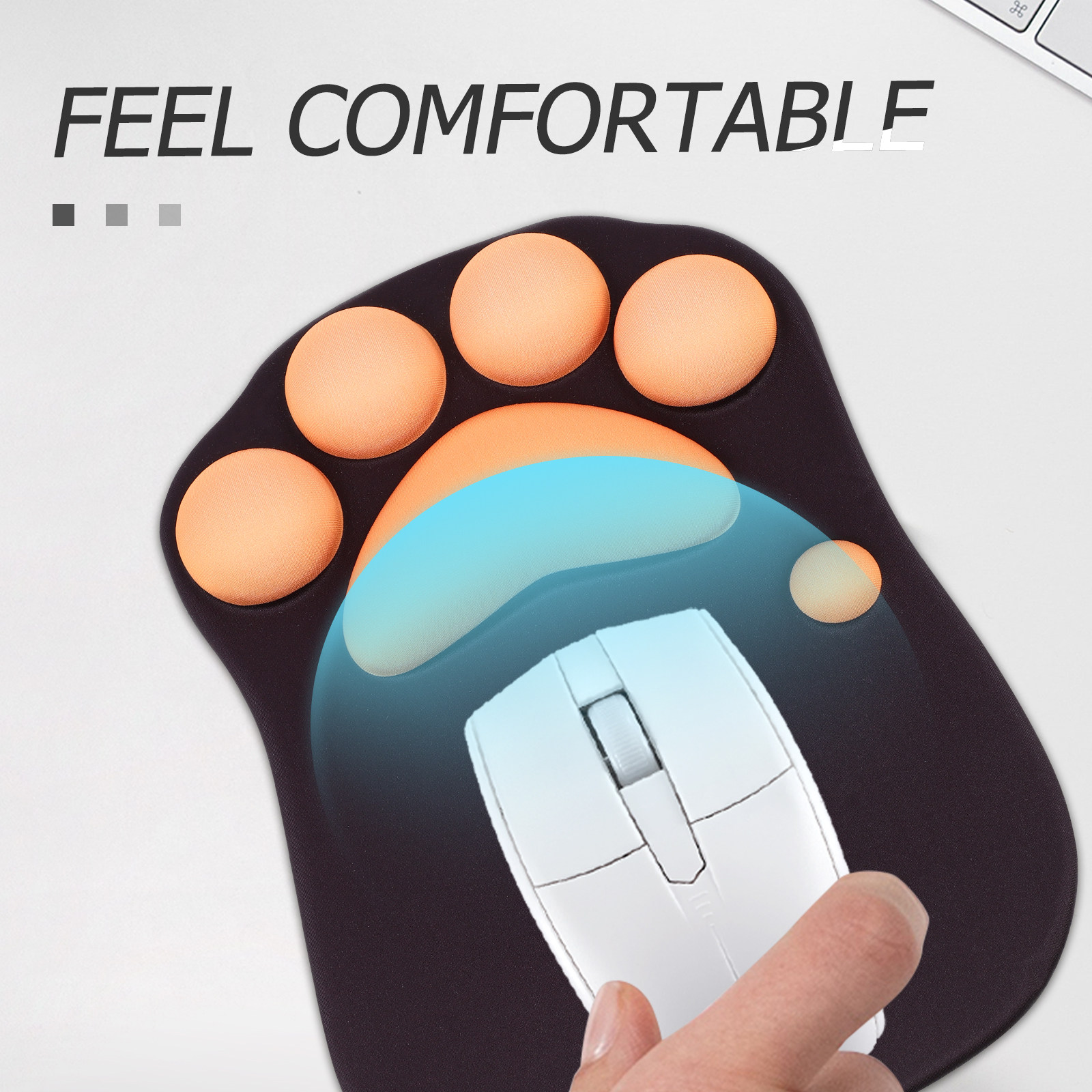 Cat Paw Muismat Zachte Polsond - Gaming Accessories Shop recensie en prijs