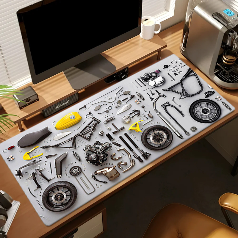 Demontagediagram Rubberen muis - Gaming Office Accessories recensie en prijs