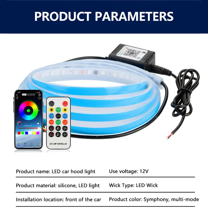 120/150/180cm Autokap Decorati - Rgb Hub Sync recensie en prijs
