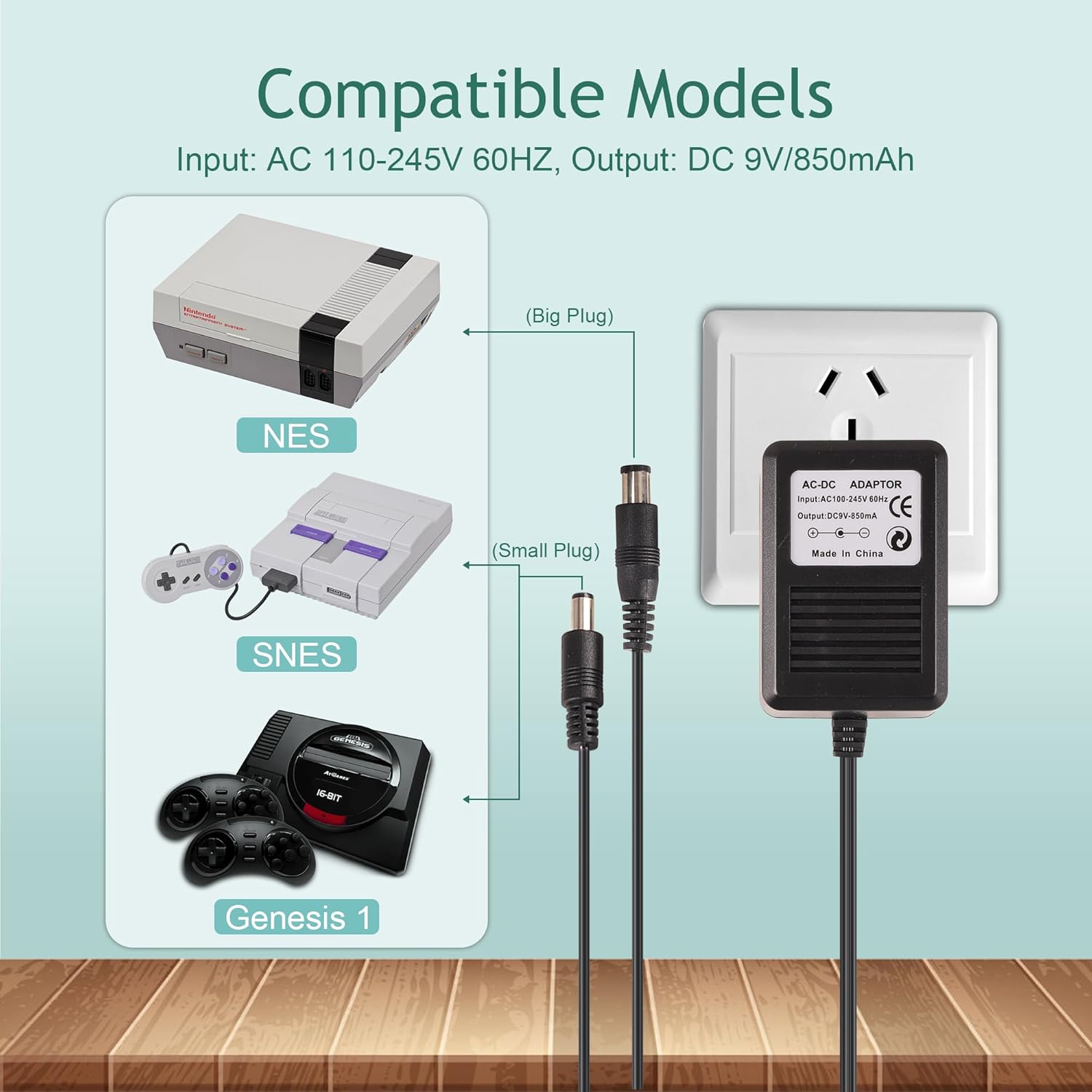 US Stekker 3-in-1 AC Stroomada - Gaming Accessories Dropshipping recensie en prijs