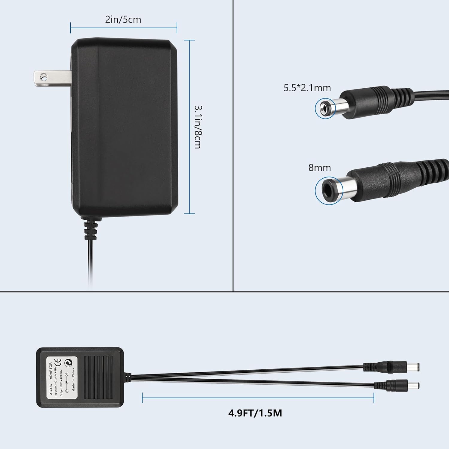 US Stekker 3-in-1 AC Stroomada - Gaming Accessories Dropshipping recensie en prijs